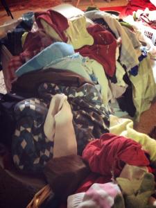 A portion of the pile before me to fold. *sigh*